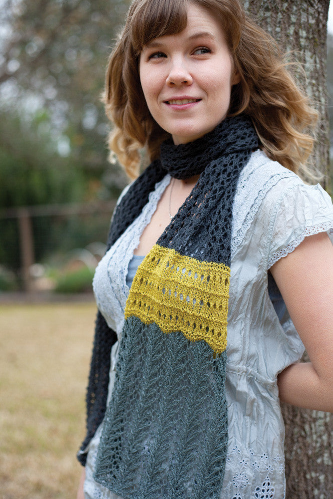 Lady Fern Lace Scarf Pattern – Hill Country Weavers