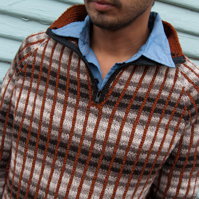 Modern Tartan Sweater Pattern