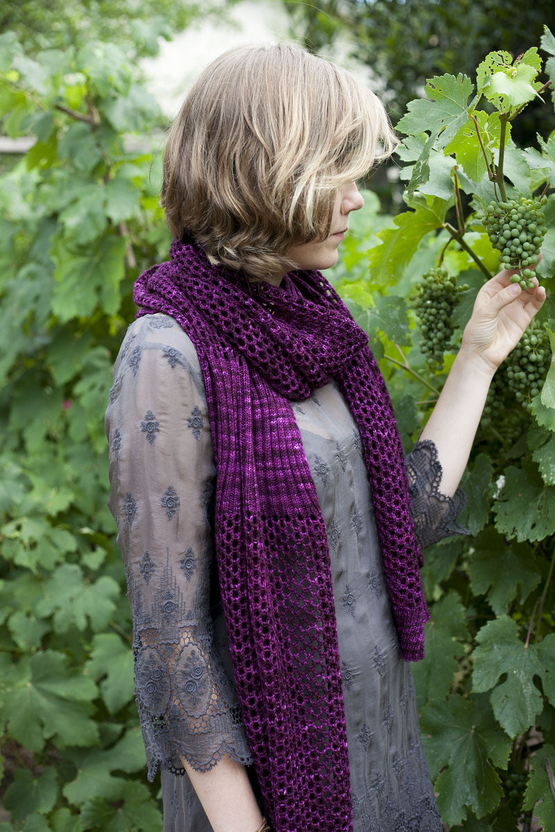 velvet knit scarf pattern