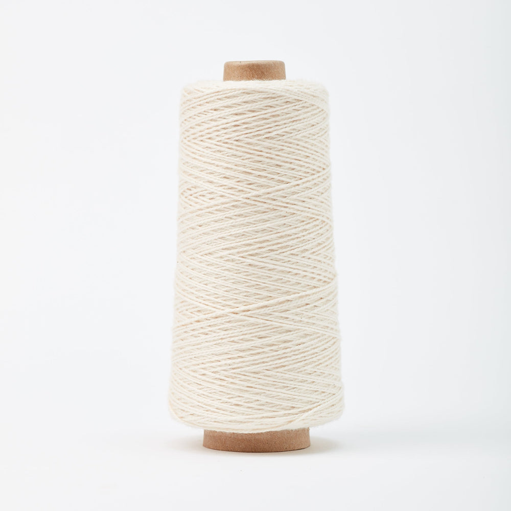 Beam 3/2 Organic Cotton Weaving Yarn ~ White - Gist Yarn