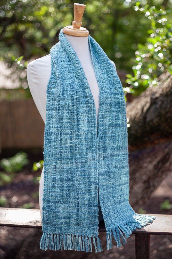 At the Beach Free Woven Scarf Pattern
