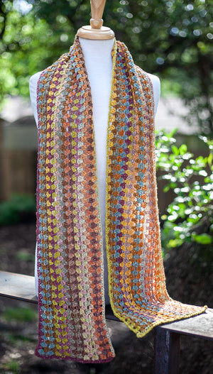 
                  
                    Load image into Gallery viewer, Sand and Seaglass Free Crochet Scarf Pattern
                  
                