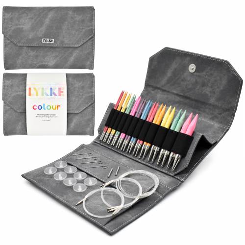 
                  
                    Load image into Gallery viewer, Lykke 5&amp;quot; Colour Interchangeable Needles Set
                  
                