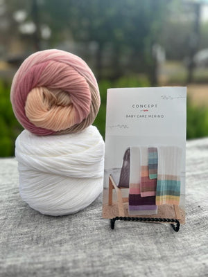 
                  
                    Load image into Gallery viewer, Katia Baby Care Merino Blanket Kit
                  
                