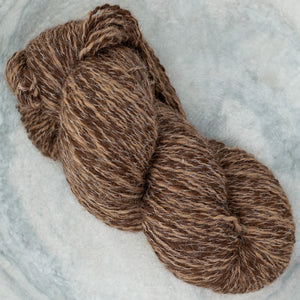 Galler Yarns Alpaca Peruvian Tweed in Brown/Black (PT107) at