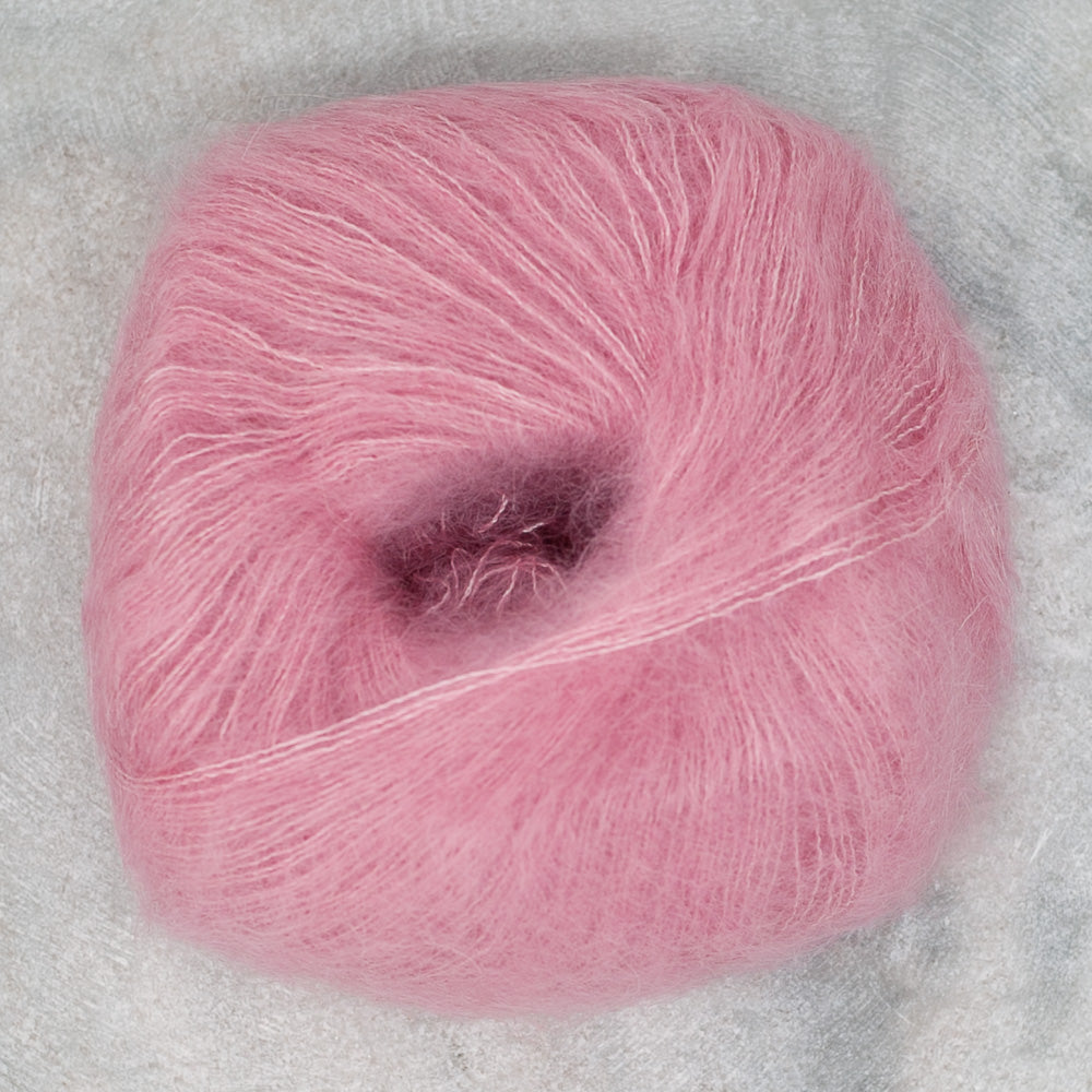 Mohair Yarn, 26g/Skein Soft Mohair Long Angora Wool Yarn Wool Knitting Yarn  for Clothes Scarves Sweater Shawl(White)