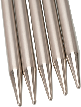 
                  
                    Load image into Gallery viewer, Chiaogoo Stainless Steel 6&amp;quot; Double Pointed Needles
                  
                
