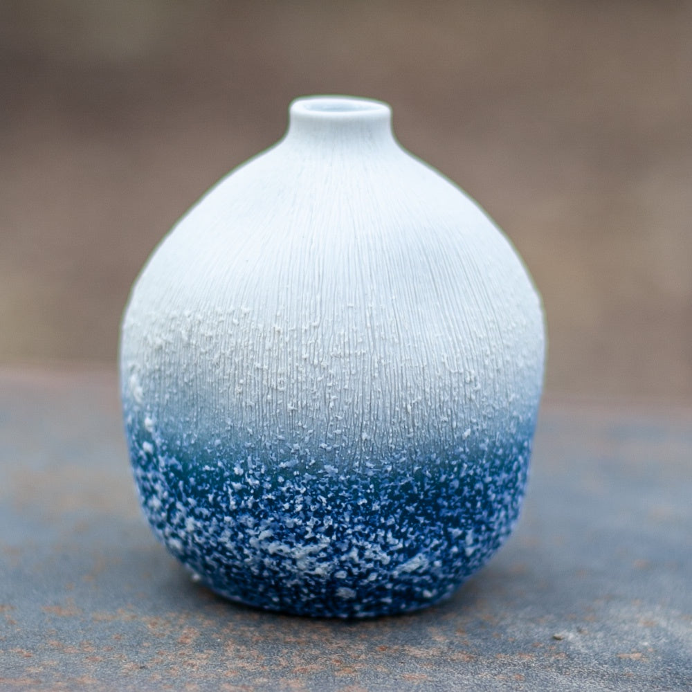 Art Floral Trading Blue Gugu Sag Vase Small