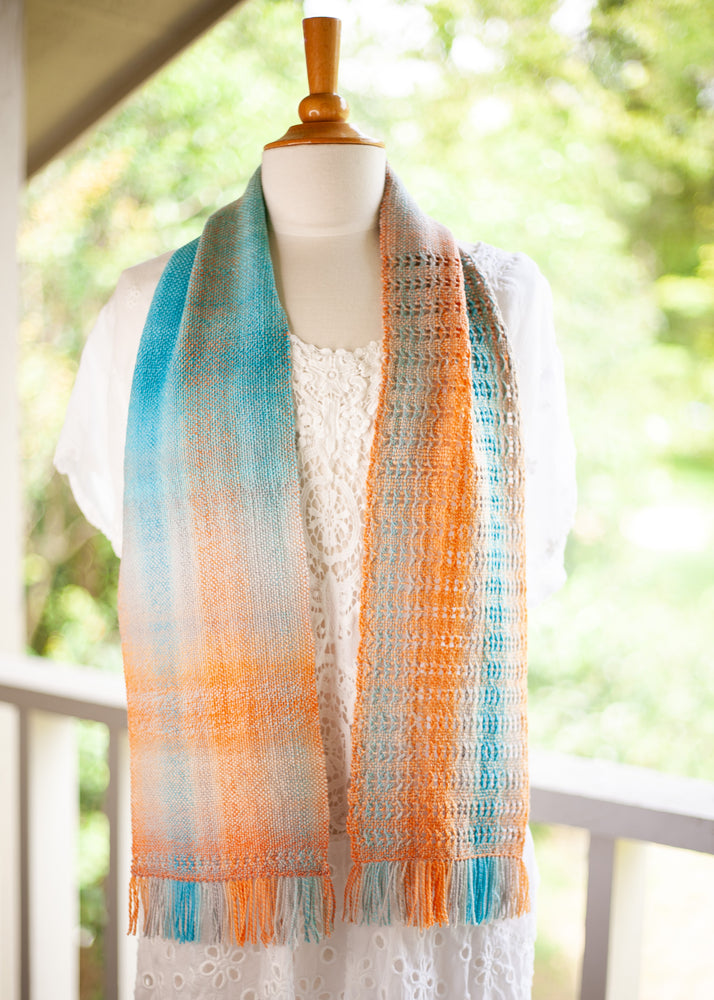 
                  
                    Load image into Gallery viewer, Castaway Free Woven Scarf Pattern
                  
                