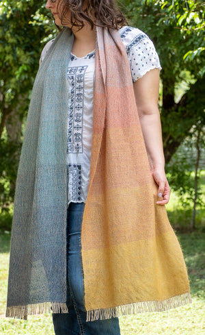 
                  
                    Load image into Gallery viewer, Pathways Forward Free Woven Shawl Pattern
                  
                
