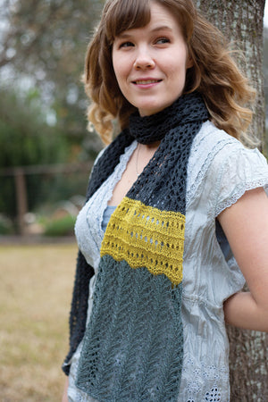 
                  
                    Load image into Gallery viewer, Lady Fern Lace Scarf Pattern
                  
                