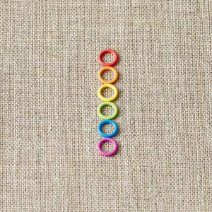 
                  
                    Load image into Gallery viewer, Cocoknits Colored Ring Stitch Markers
                  
                
