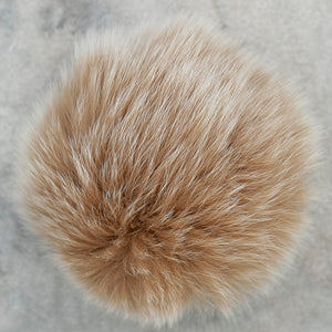 String Fox Fur Pom Poms