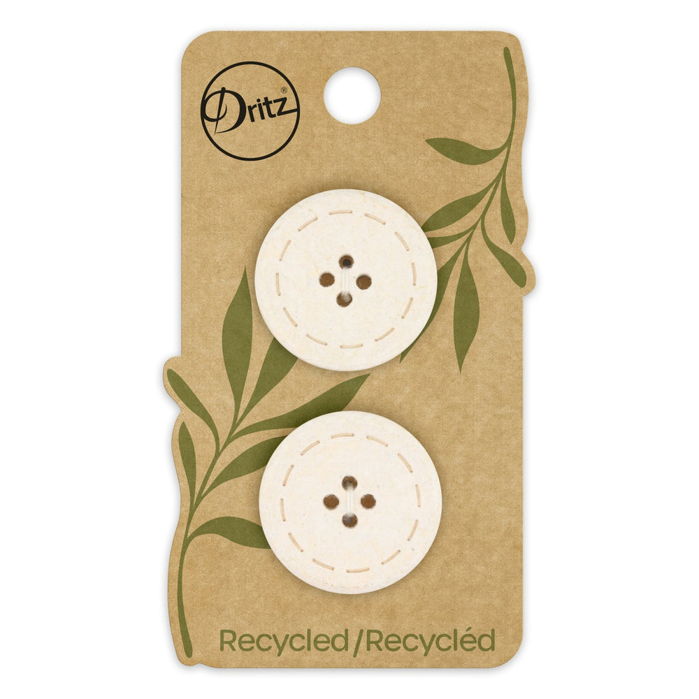 Dritz 25mm Recycled Cotton Buttons