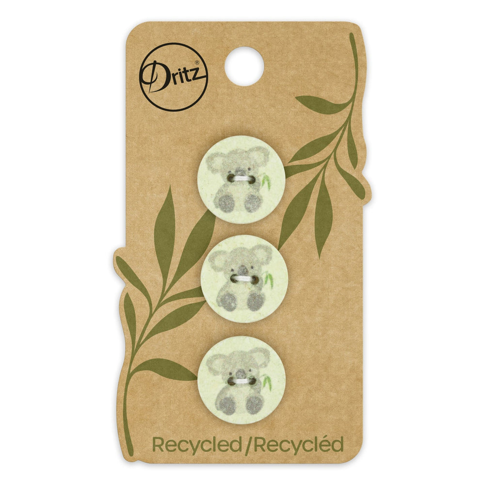 
                  
                    Load image into Gallery viewer, Dritz 18mm Koala Print Buttons
                  
                