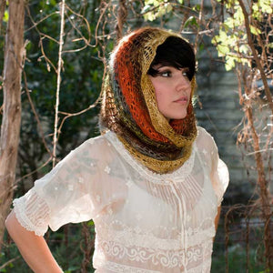 
                  
                    Load image into Gallery viewer, Paintbrush Lace Cowl Pattern
                  
                