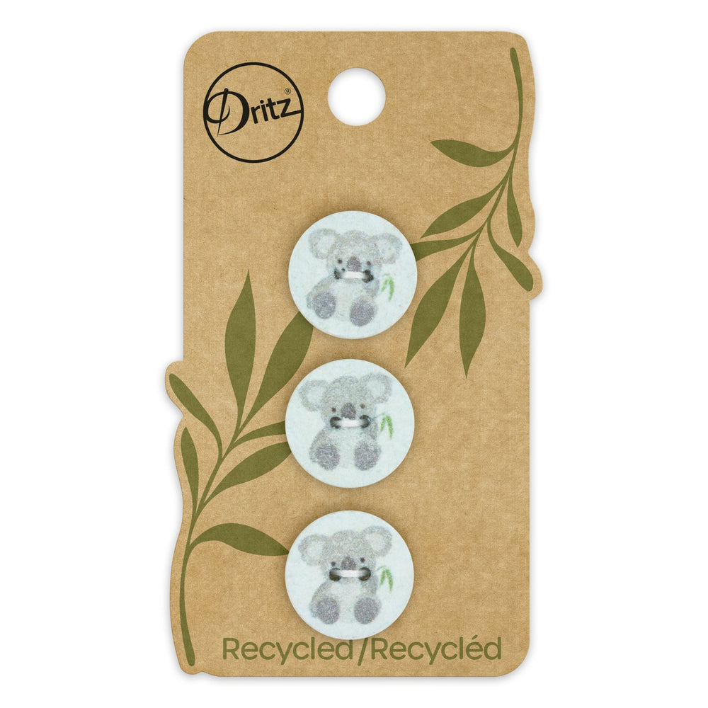 
                  
                    Load image into Gallery viewer, Dritz 18mm Koala Print Buttons
                  
                